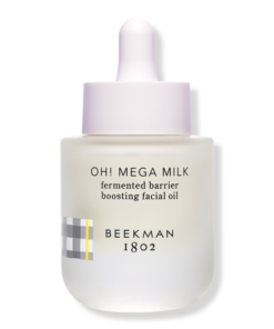 oh mega milk fermented barrier boosting facial oil