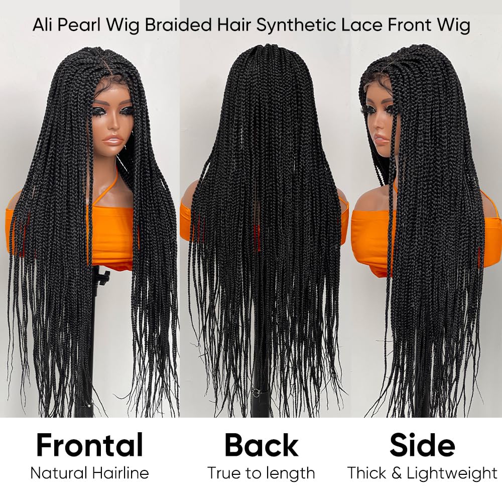 AliPearl Full Lace Braided Wig with Baby Hair