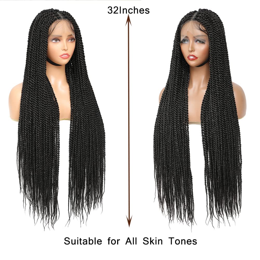 Blythehair 28" Full Lace Senegalese Twist Braided Wig