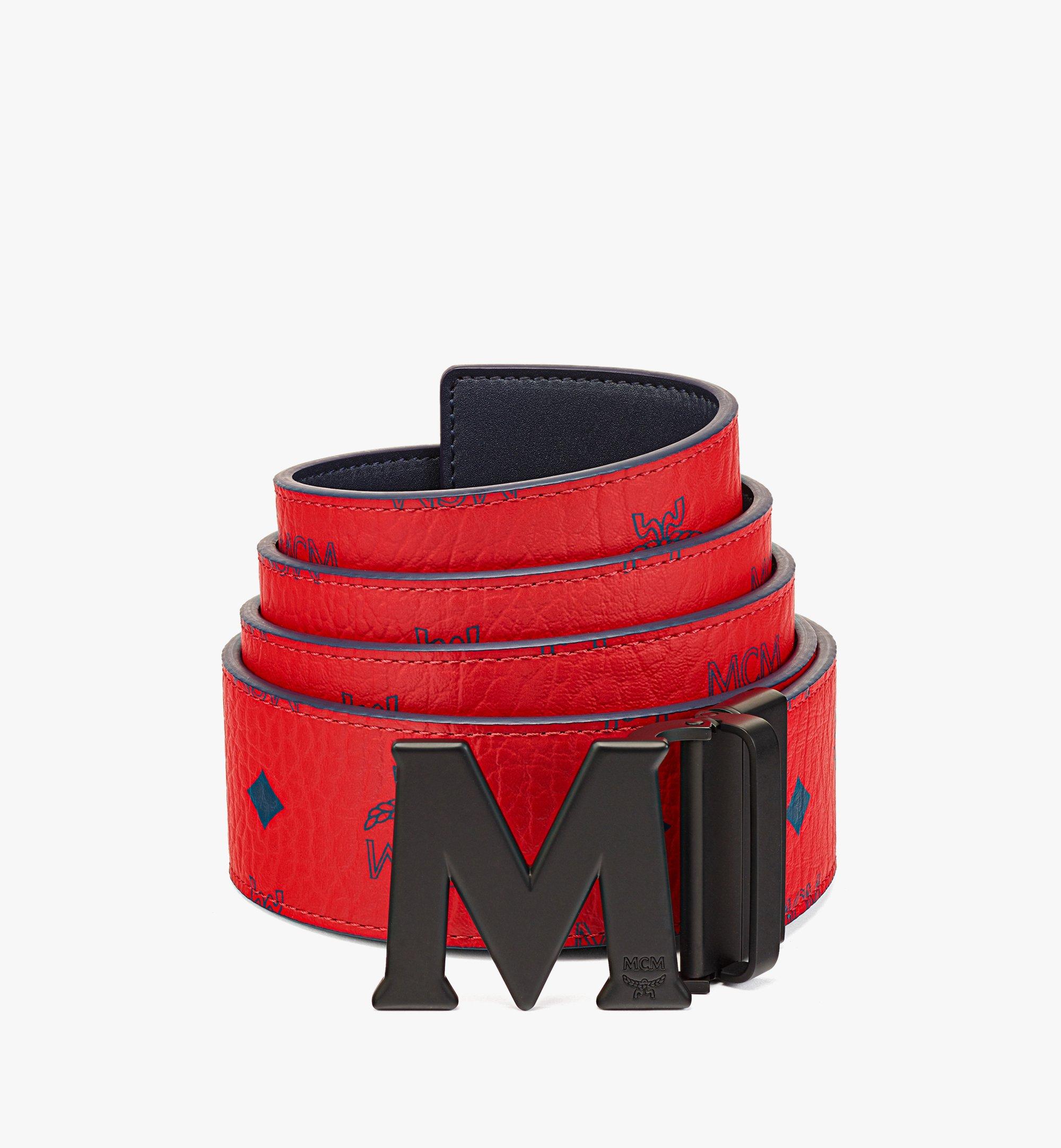 MCM Belt Red and Black