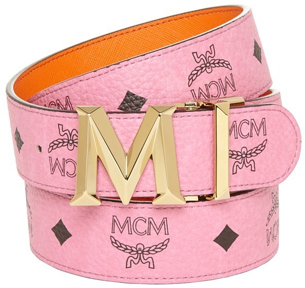 Pink MCM Belt