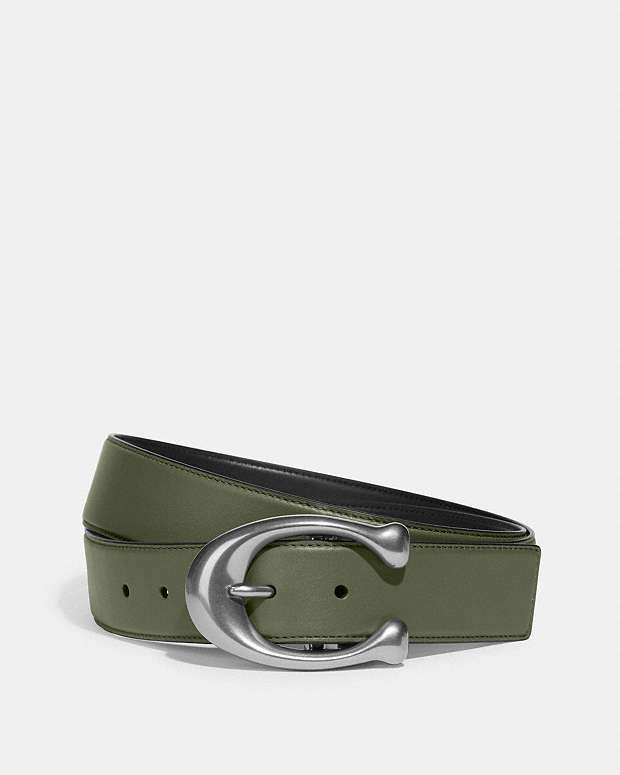 Signature Cut-Out Reversible Belt