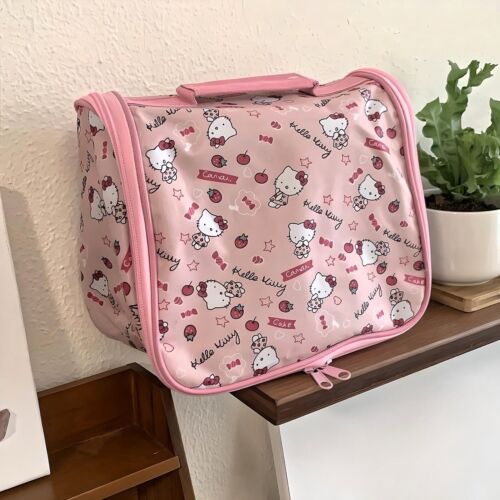 Hello Kitty Waterproof Travel Toiletry Cosmetic Bag