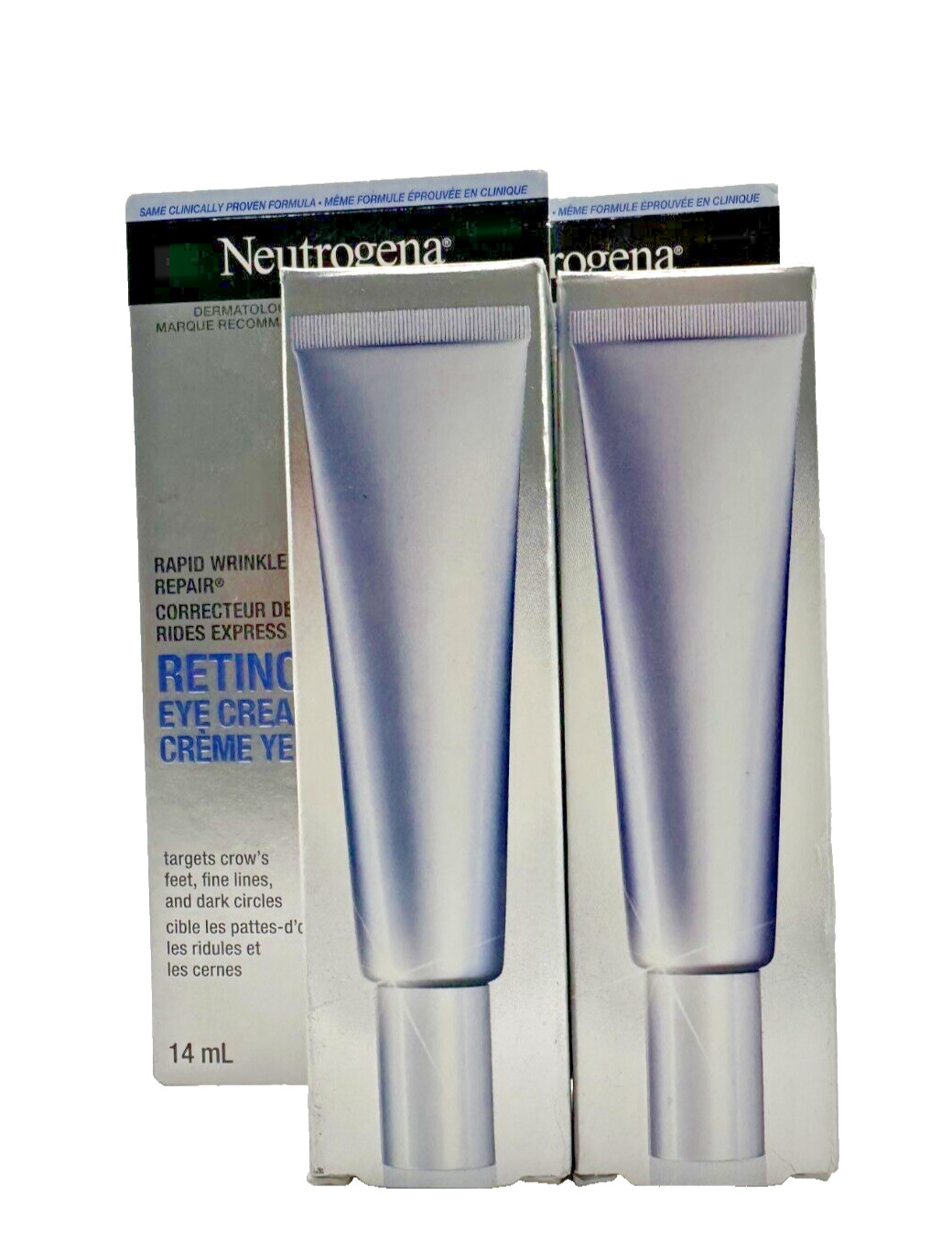 2 Neutrogena Rapid Wrinkle Repair Retinol Eye Cream(2 Pack)