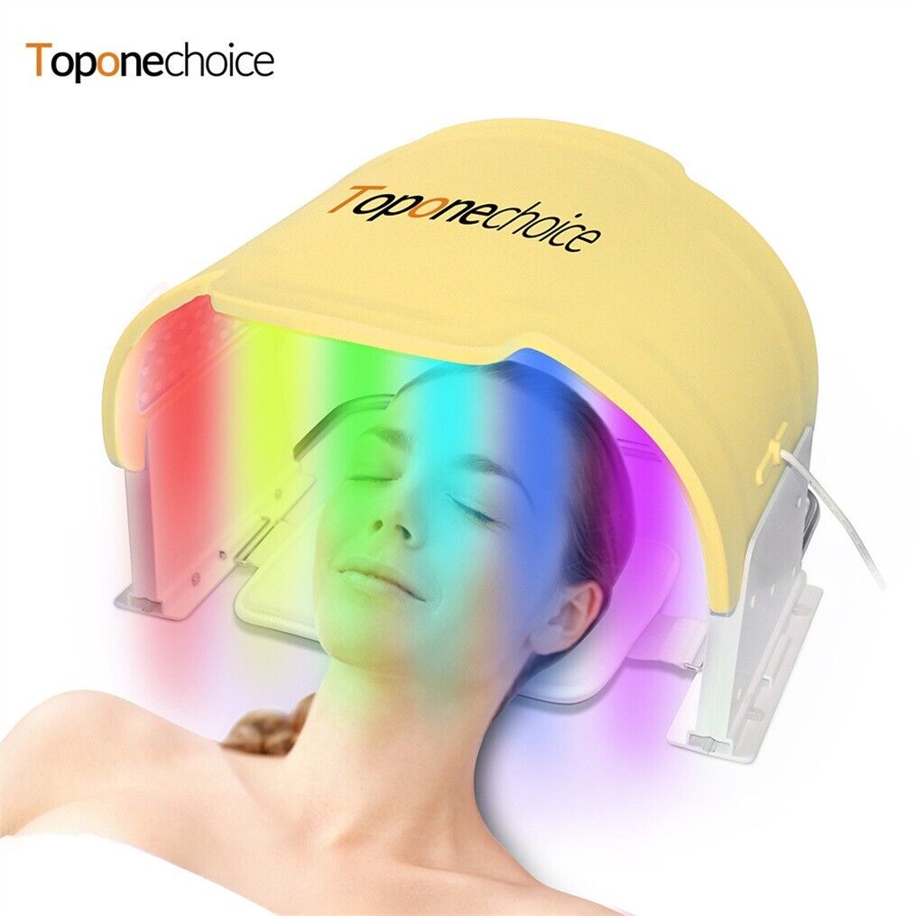 7 Colors LED Face Mask Facial LED Light Therapy Tool Skin Care Equipment at Home