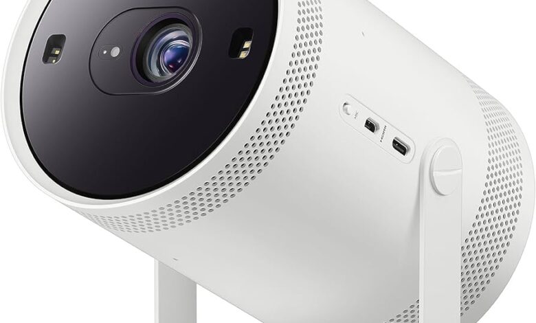 Experience the Future of Home Entertainment with the Samsung Freestyle 2nd Gen Portable Projector