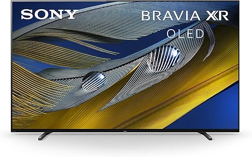 Sony A80J 77 Inch TV: BRAVIA XR OLED 4K Ultra HD Smart Google TV with Dolby Vision HDR and Alexa Compatibility XR77A80J- 2021 Model, Black